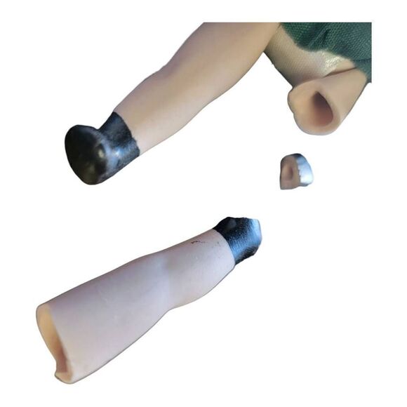 Vintage Leonardo Porcelain Collection Dolls 4.5" Legs And Arms Movable German - Picture 4 of 6